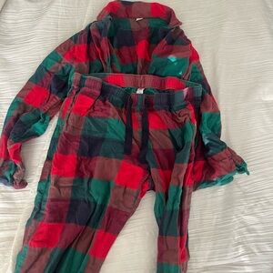 Christmas matching PJ flannel set